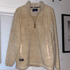 Simply southern quarter zip Sherpa pullover size s but fits M